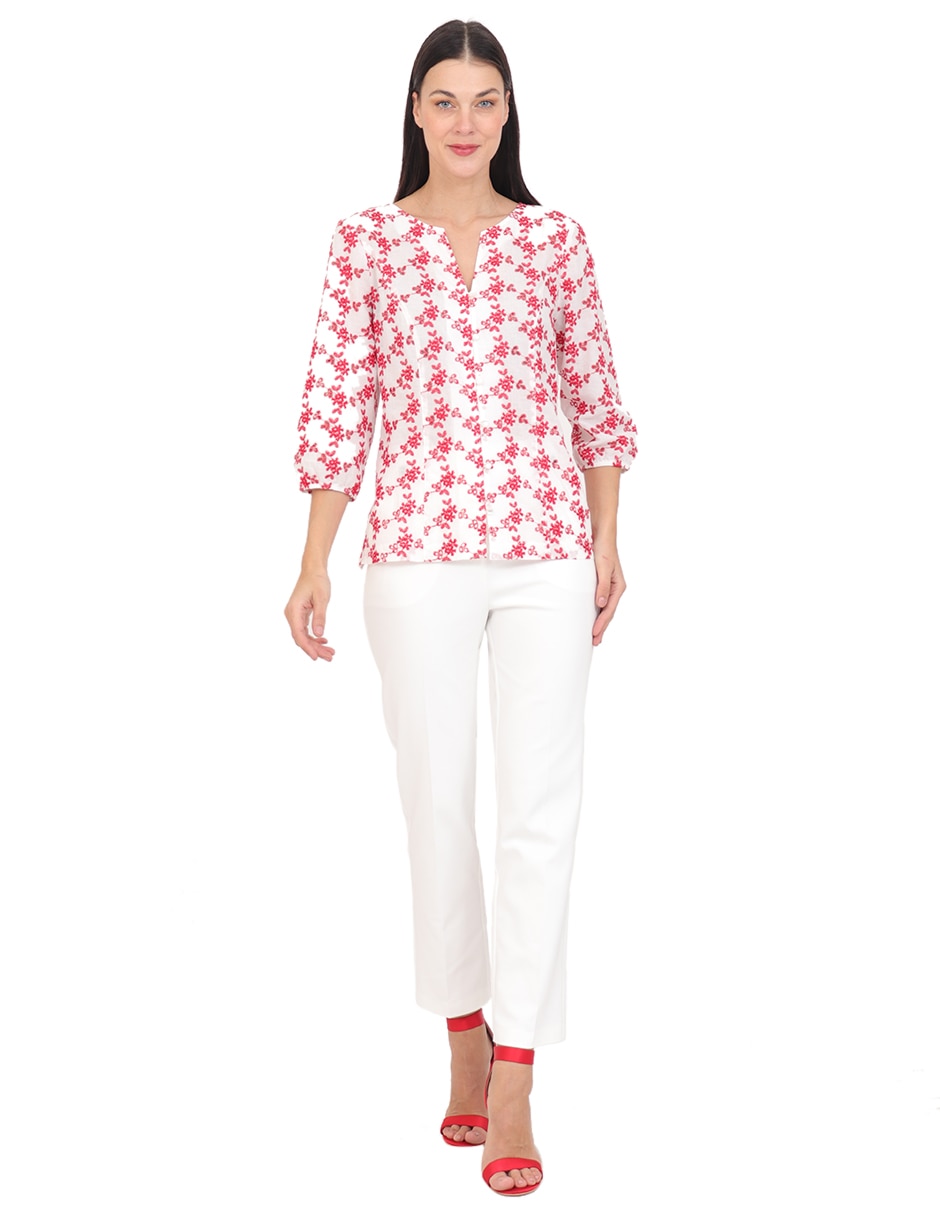 Blusa manga 3/4 para mujer 4