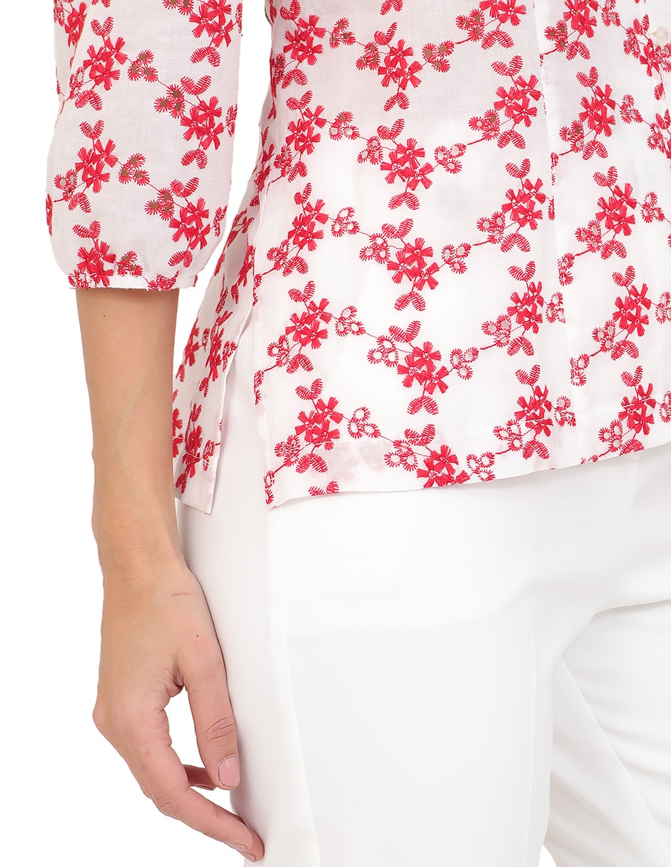 Blusa manga 3/4 para mujer 5