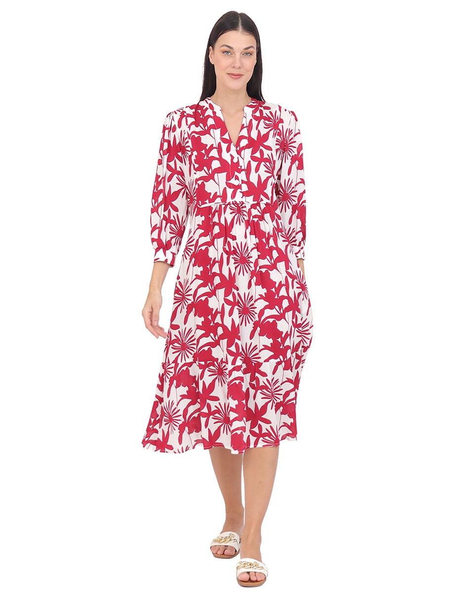 Vestido midi casual para mujer