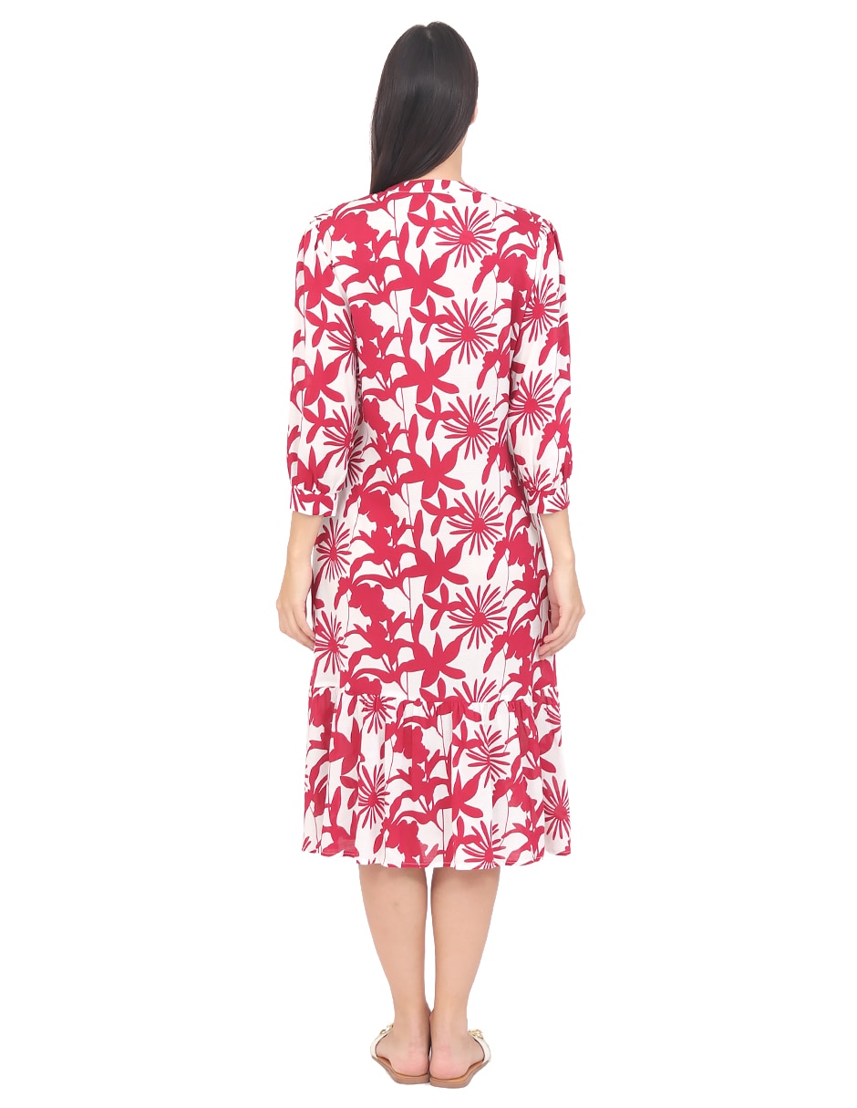 Vestido midi casual duplan para mujer
