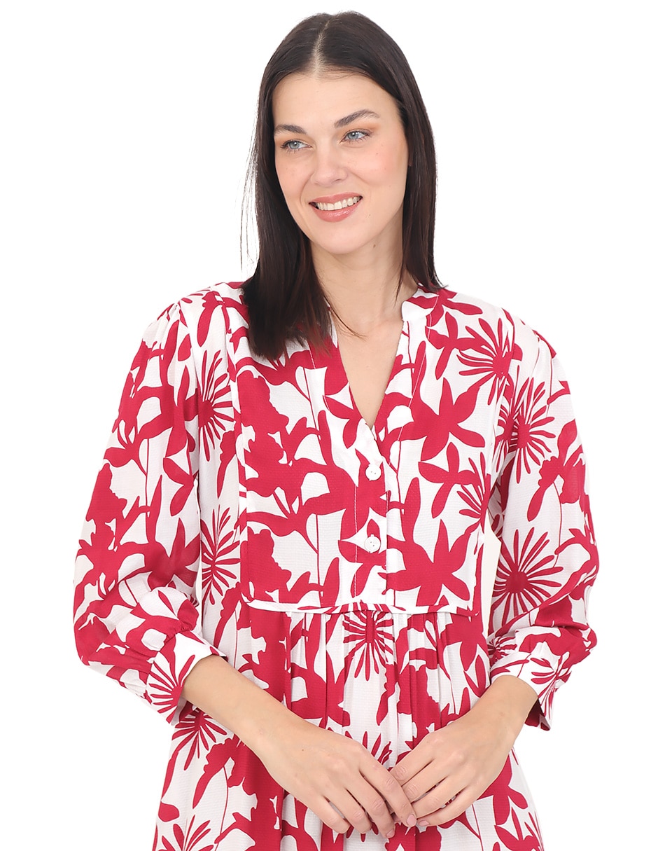 Vestido midi casual duplan para mujer