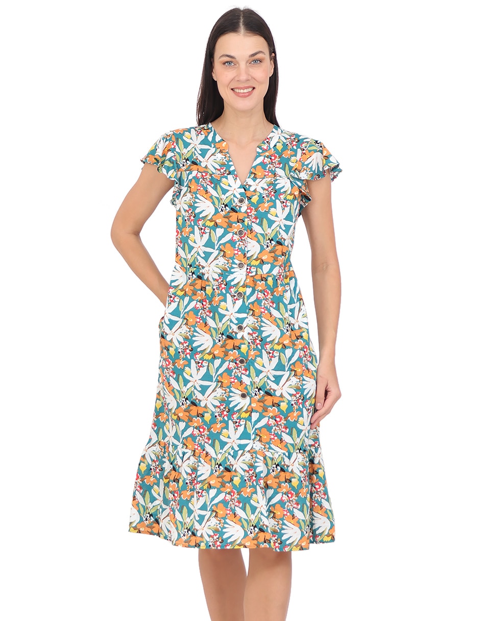 Vestido a la rodilla casual para mujer Vestido a la rodilla casual para mujer