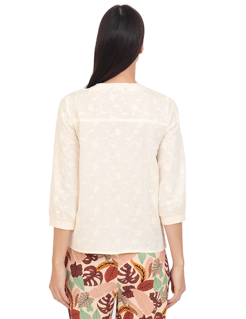 Blusa manga 3/4 para mujer 2