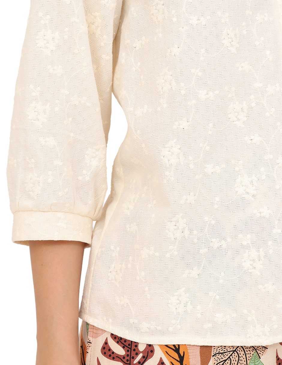 Blusa manga 3/4 para mujer 4