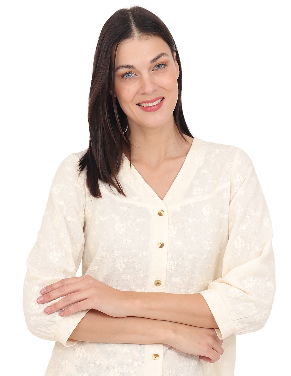 Blusa manga 3/4 para mujer 5