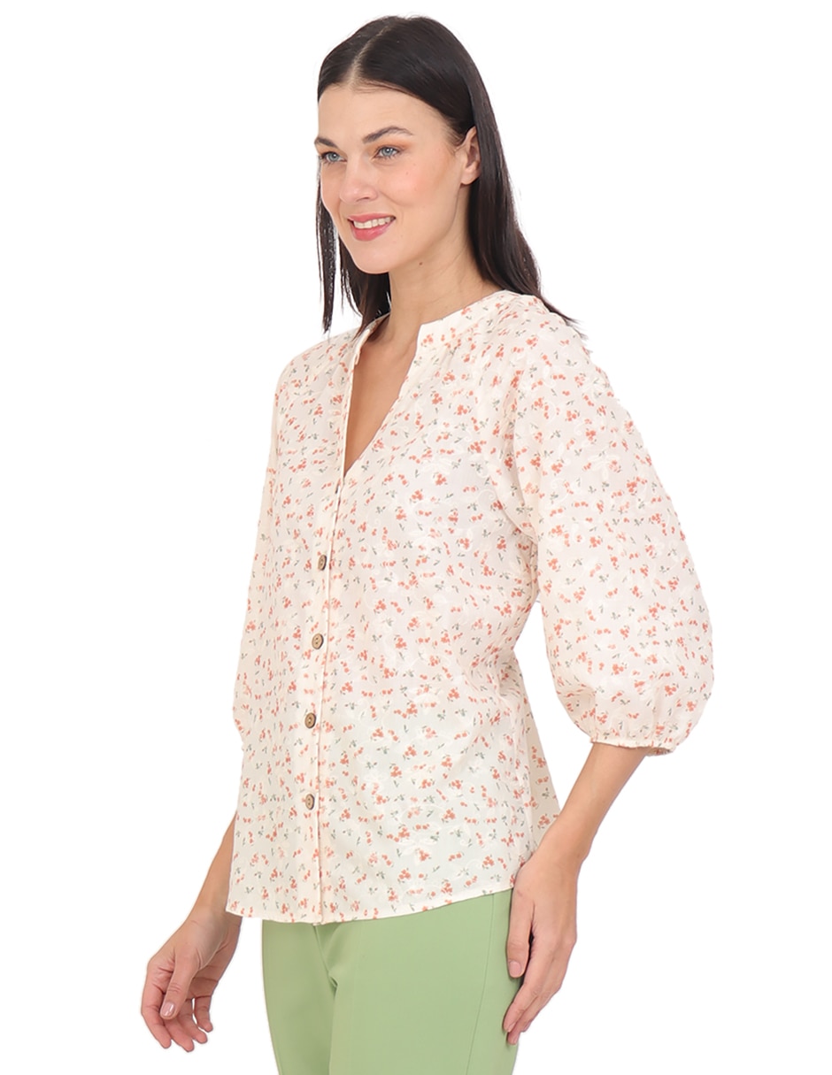 Blusa manga 3/4 para mujer 3