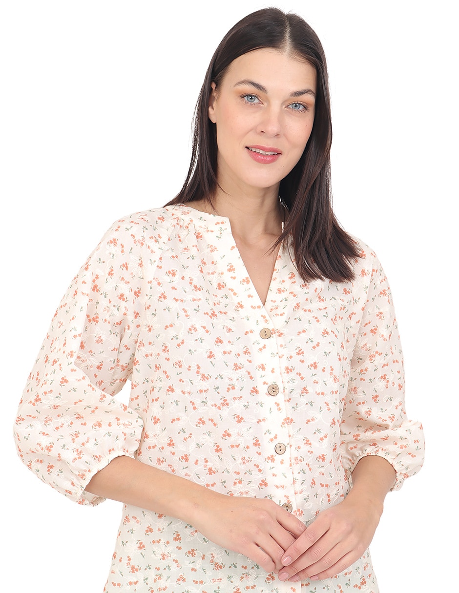 Blusa manga 3/4 para mujer 5