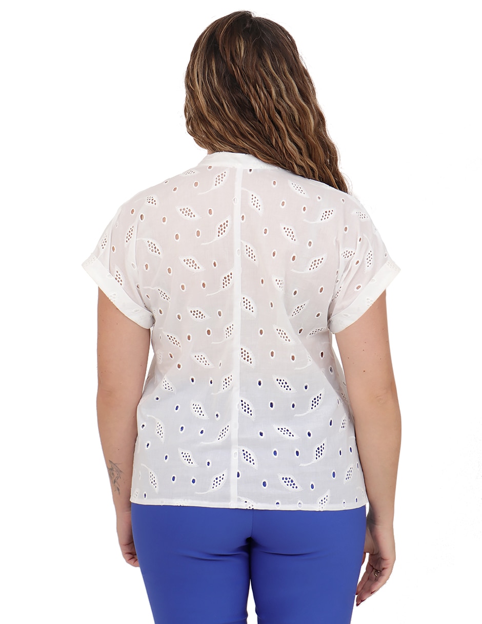 Blusa manga corta para mujer 2