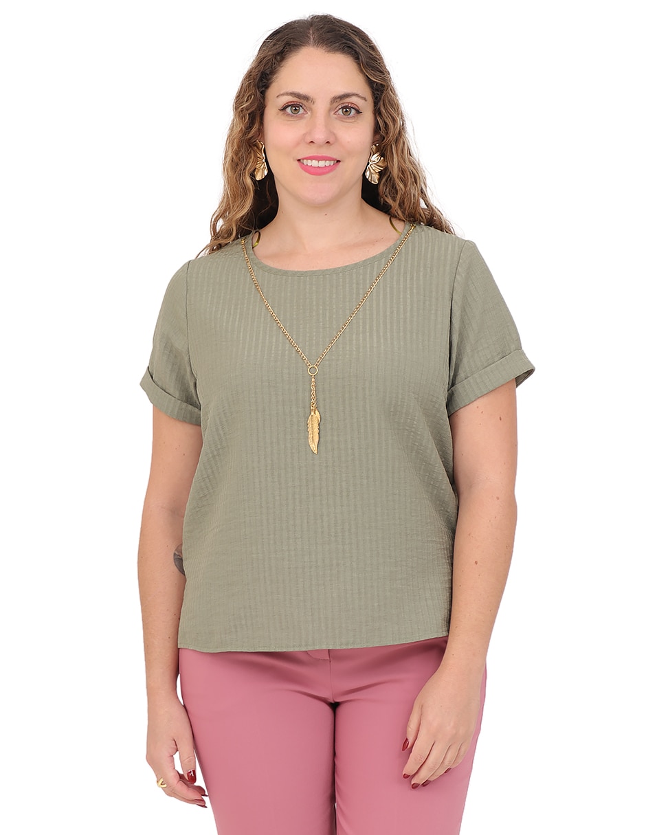 Blusa manga corta para mujer Blusa manga corta para mujer