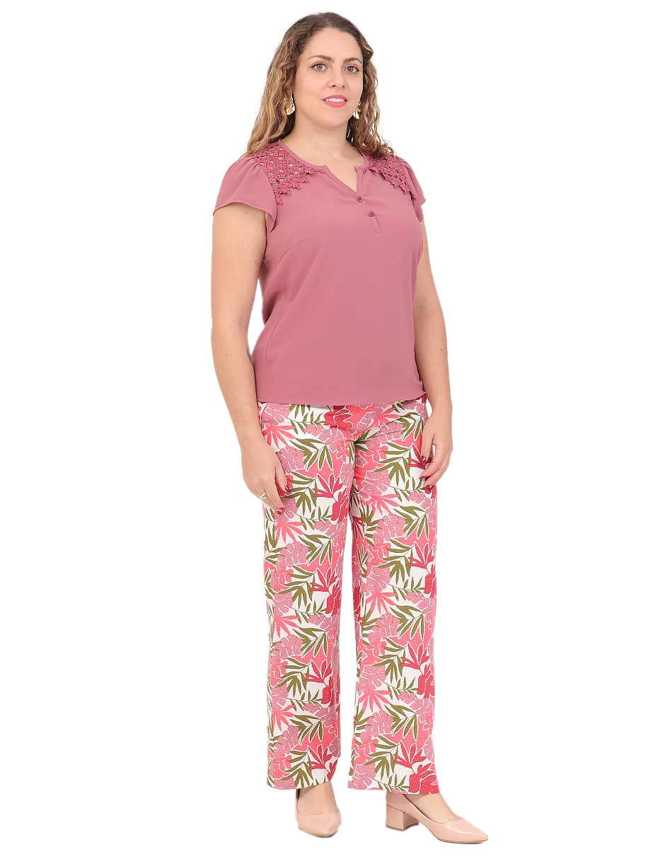Blusa manga corta para mujer 6