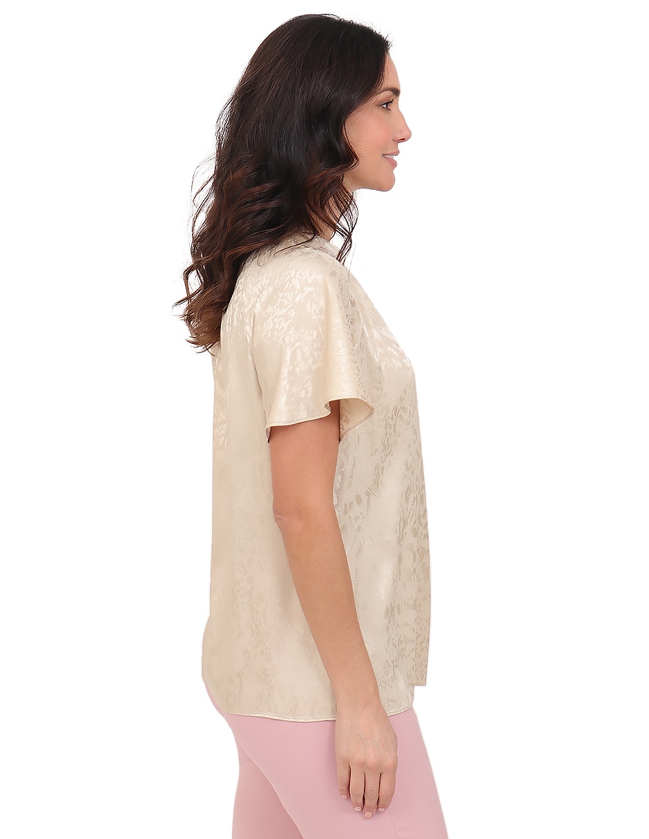Blusa manga corta para mujer 3