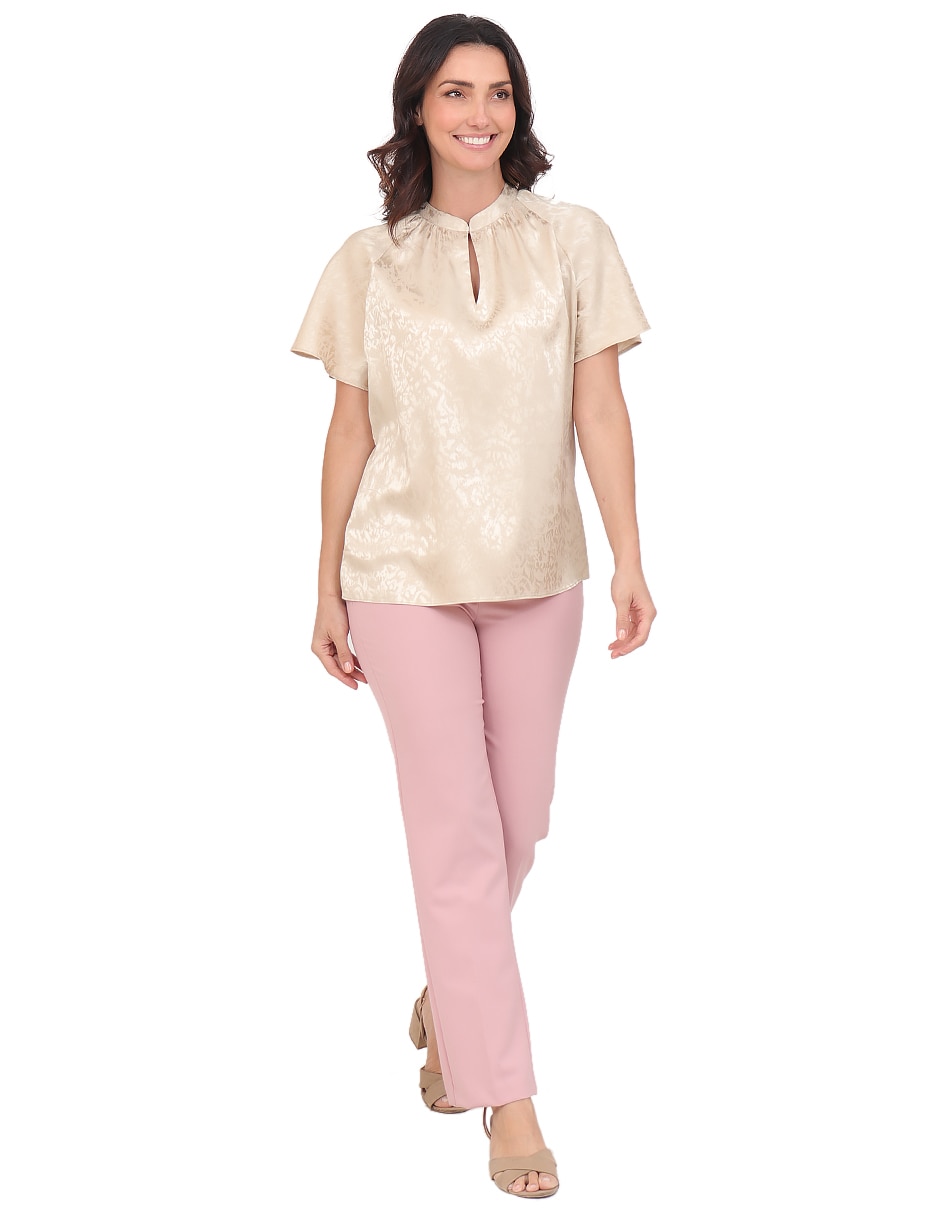 Blusa manga corta para mujer 6