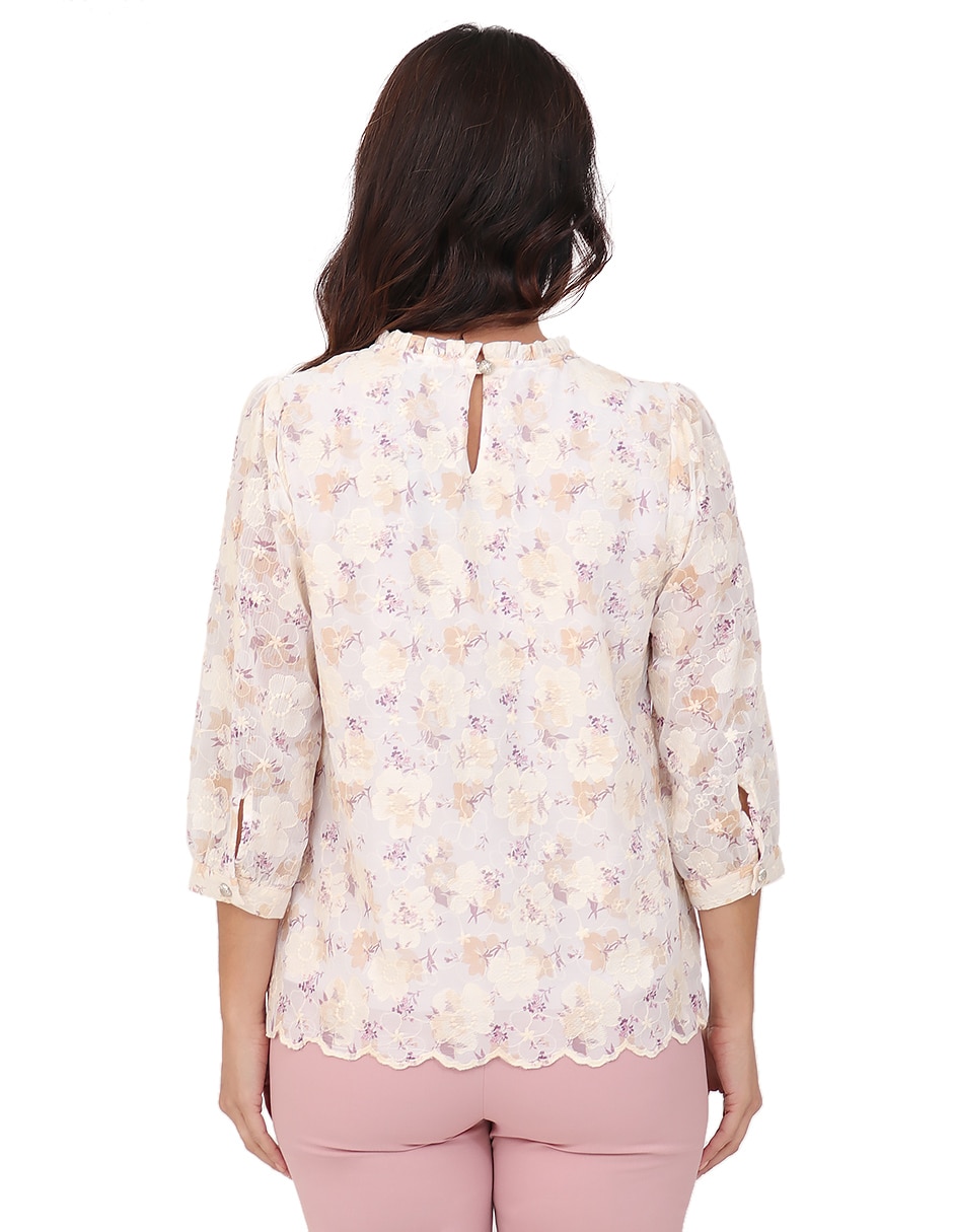 Blusa manga 3/4 para mujer 2