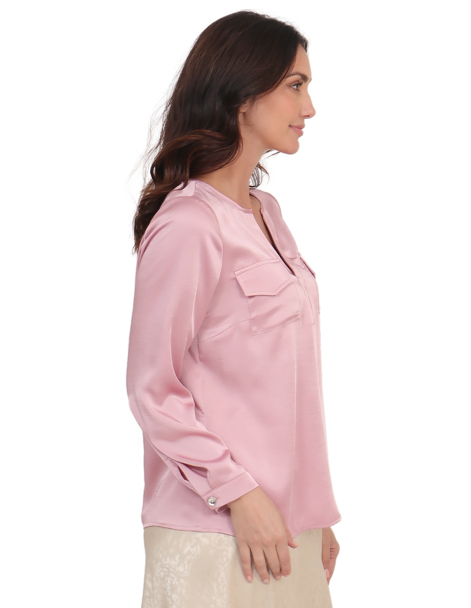 Blusa manga larga para mujer 3