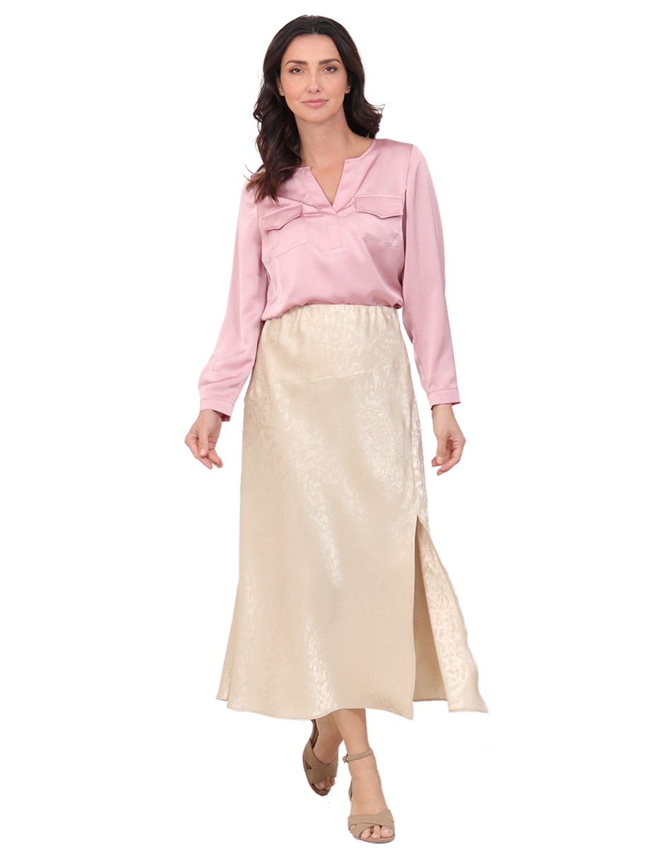Falda crop duplan a la cintura