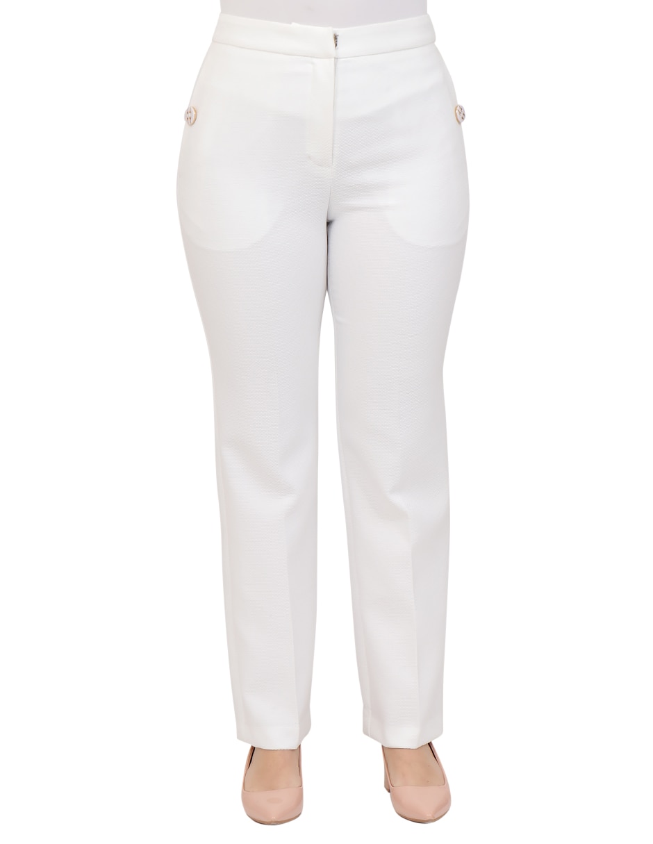Pantalón de vestir slim para mujer