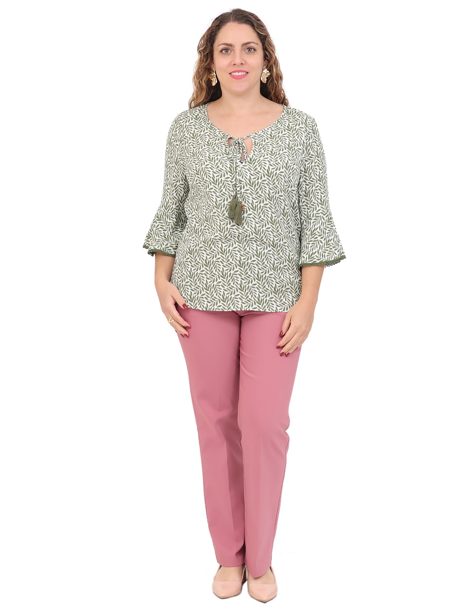 Pantalón de vestir duplan petite slim para mujer