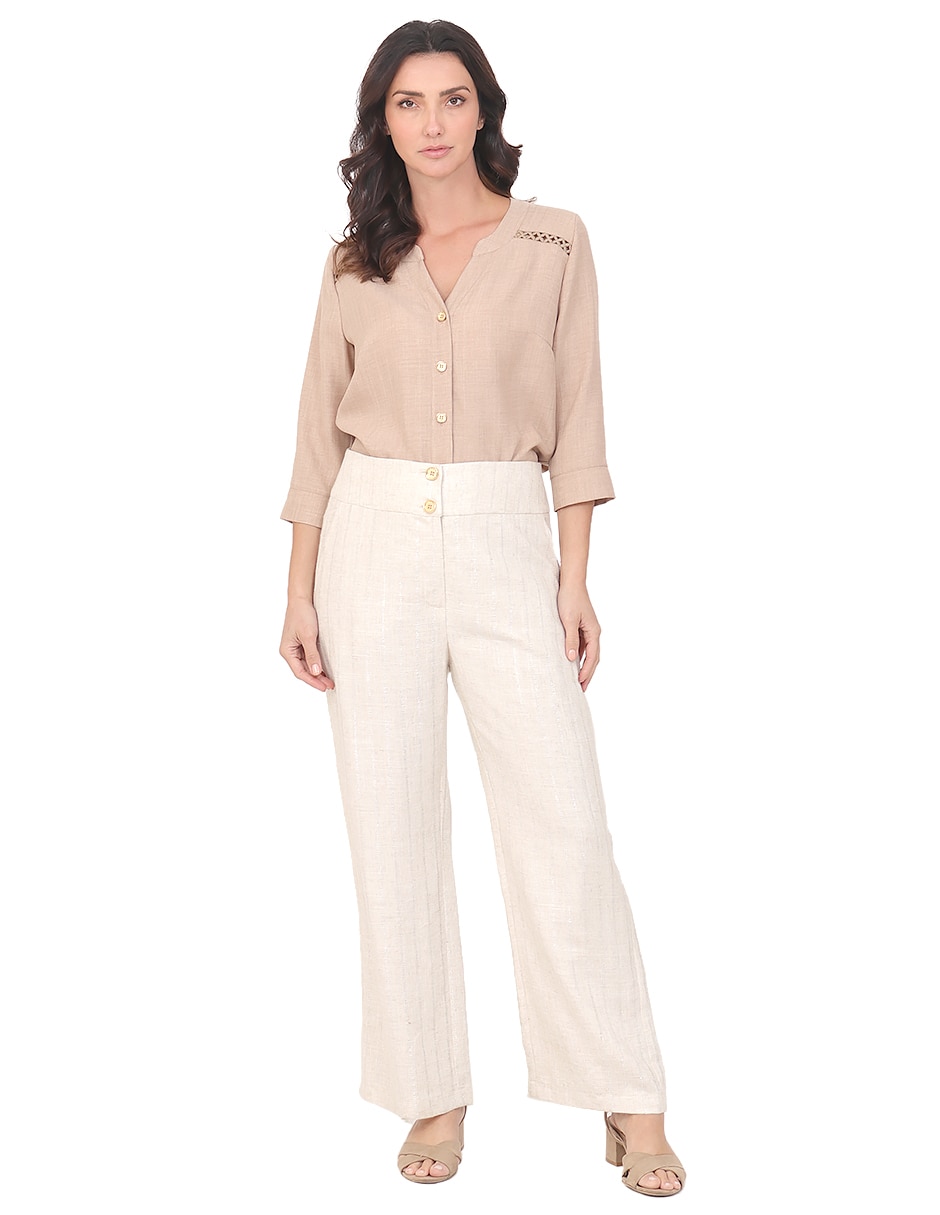 Pantalón duplan straight para mujer