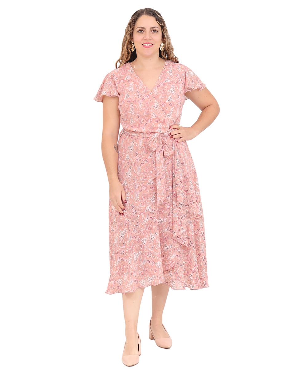 Vestido midi casual para mujer