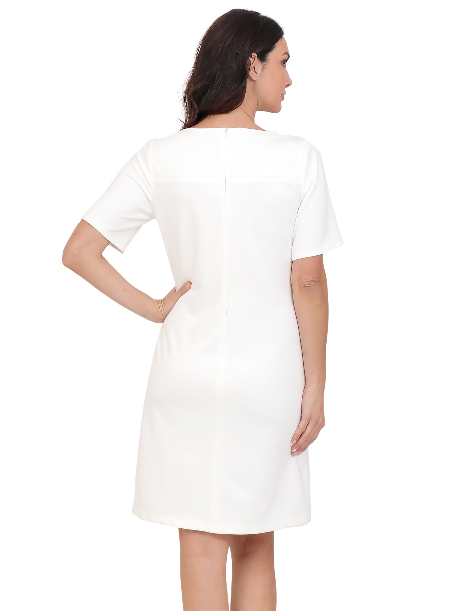 Vestido a la rodilla formal duplan para mujer