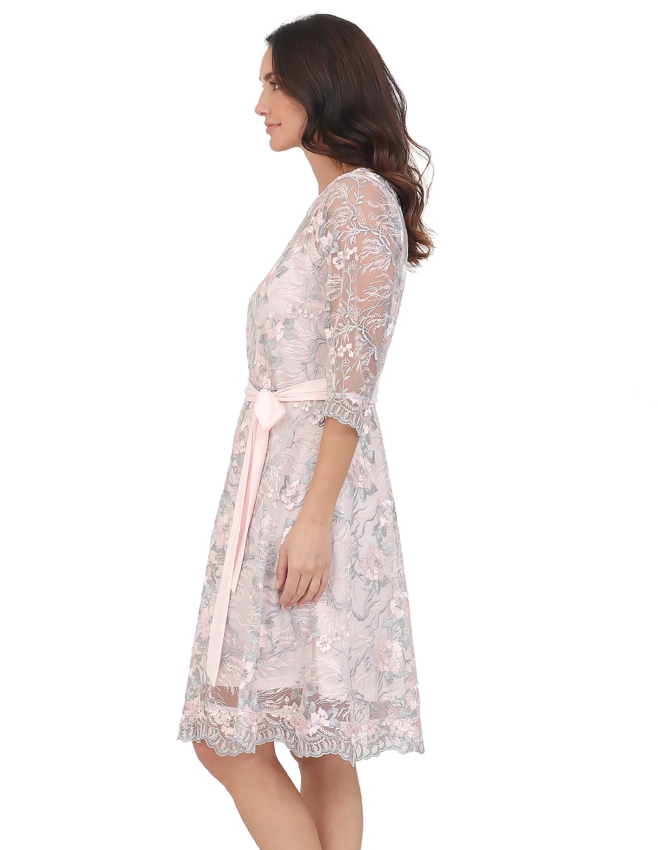 Vestido a la rodilla formal duplan para mujer
