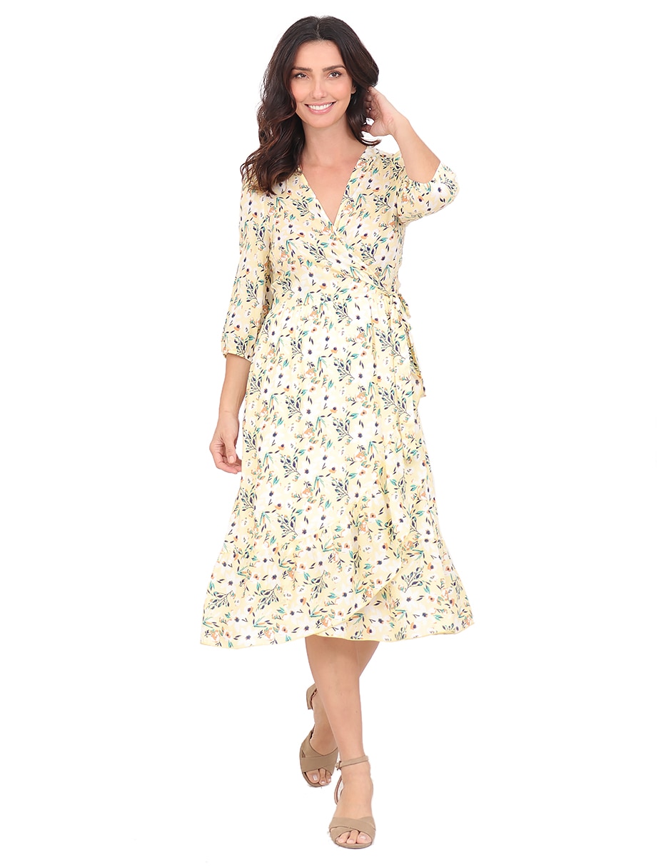 Vestido midi casual para mujer