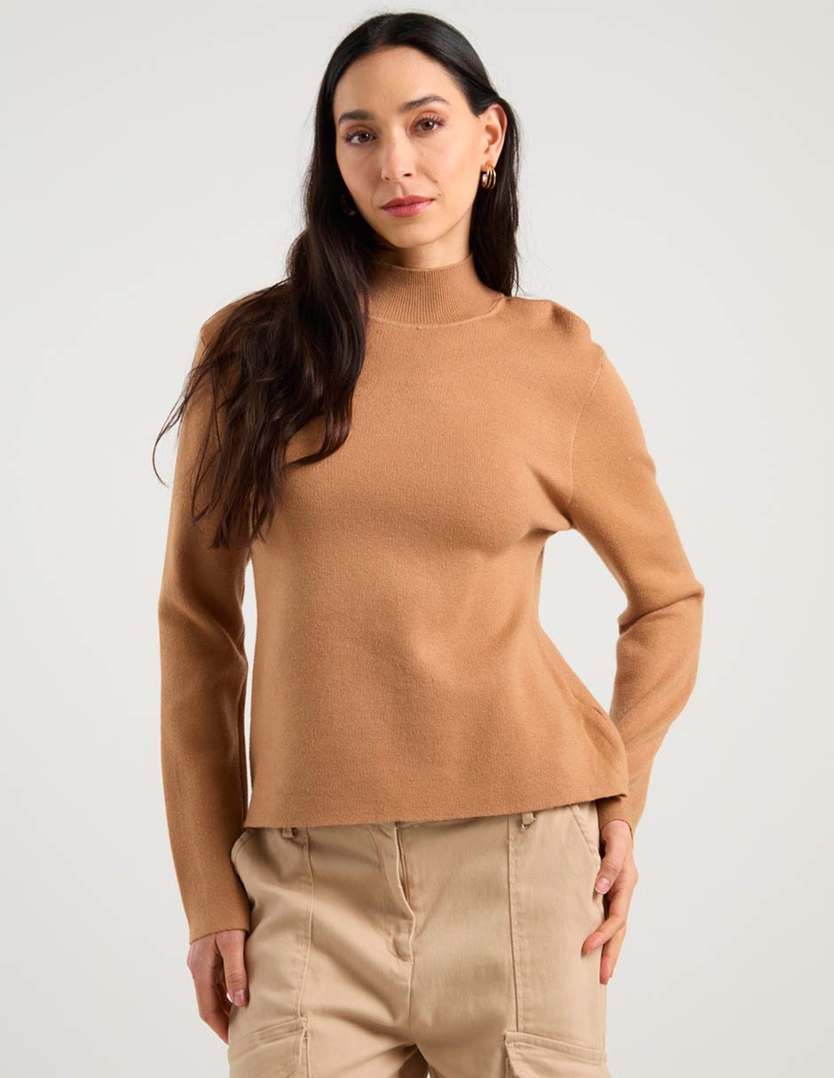 Suéter cuello alto para mujer 1