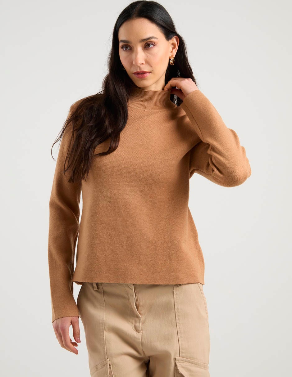 Suéter cuello alto para mujer 7