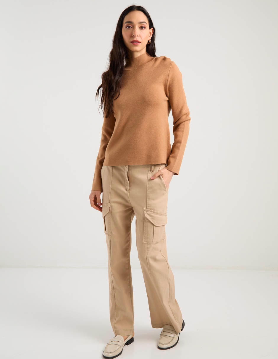 Suéter cuello alto para mujer 8
