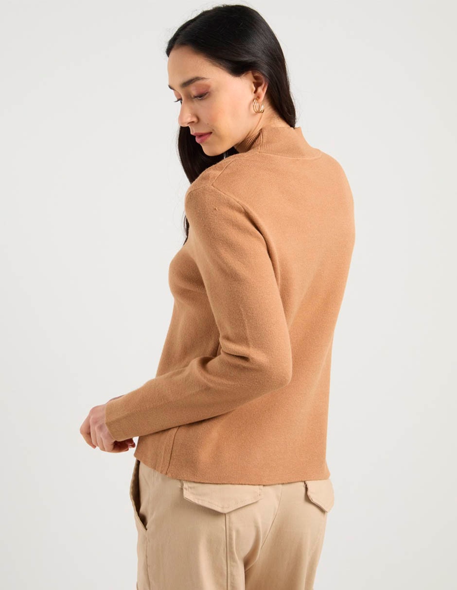 Suéter cuello alto para mujer 11