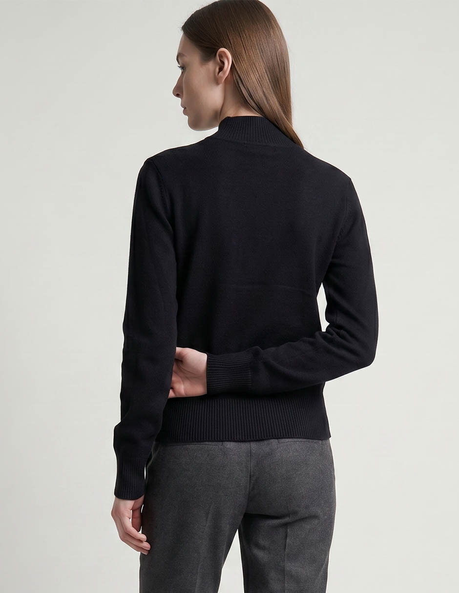 Suéter cuello redondo para mujer 2