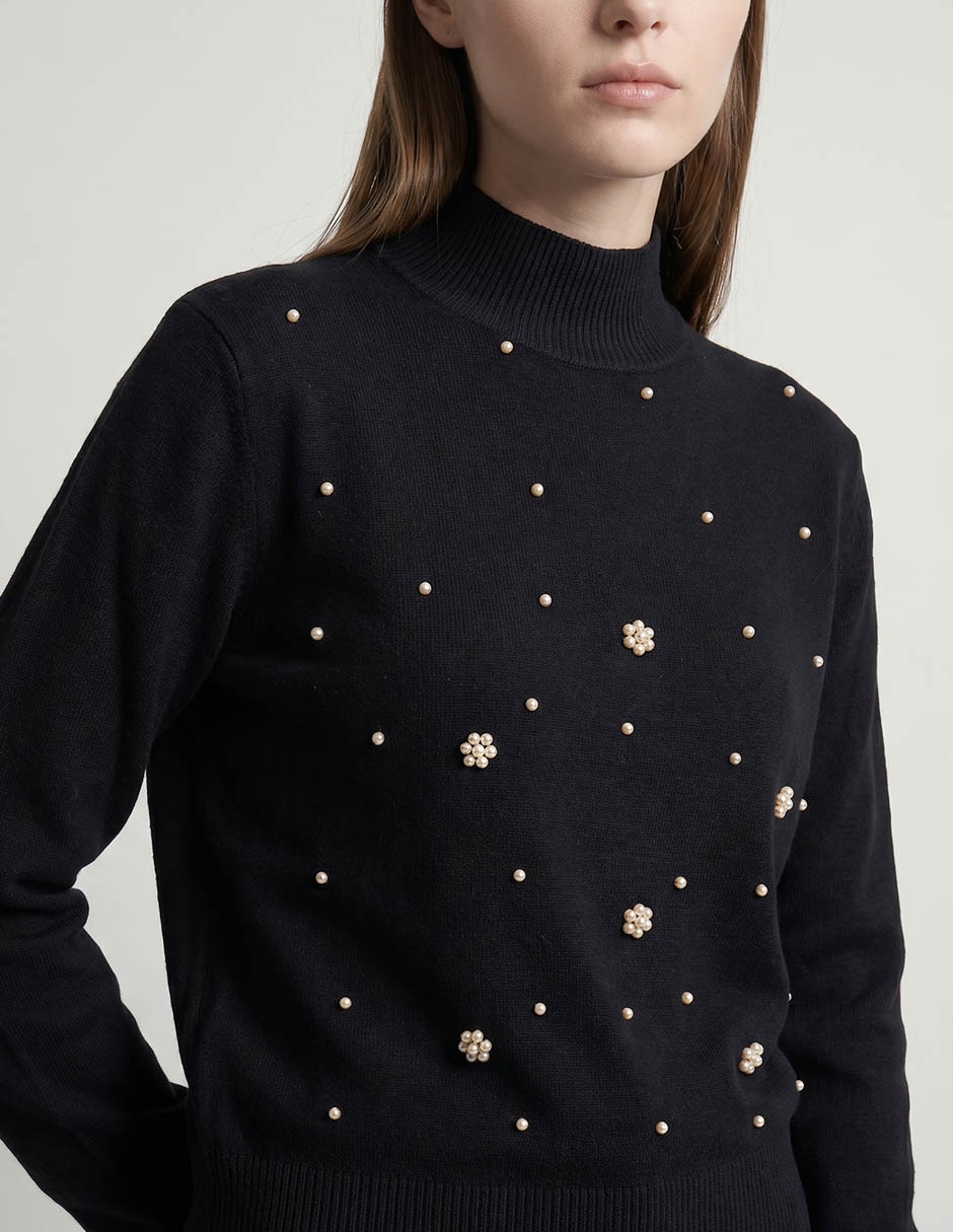 Suéter cuello redondo para mujer 3