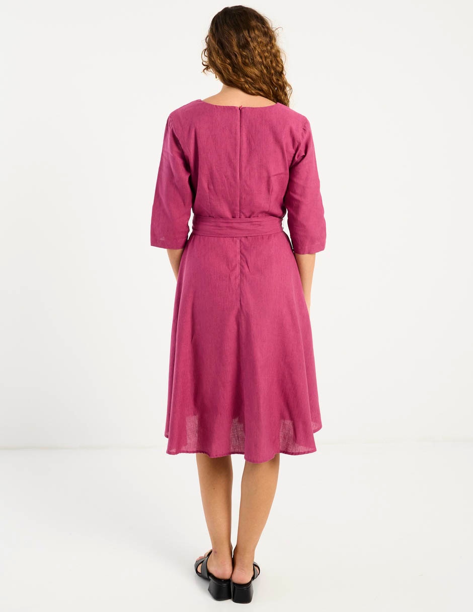 Vestido 3/4 casual para mujer 11
