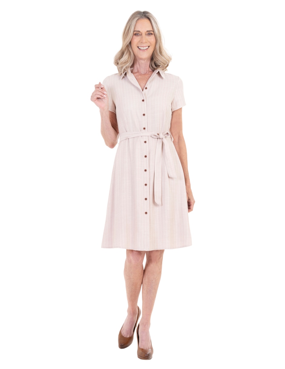 Vestido a la rodilla casual para mujer 5
