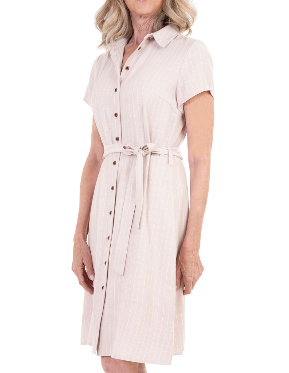 Vestido a la rodilla casual para mujer 7