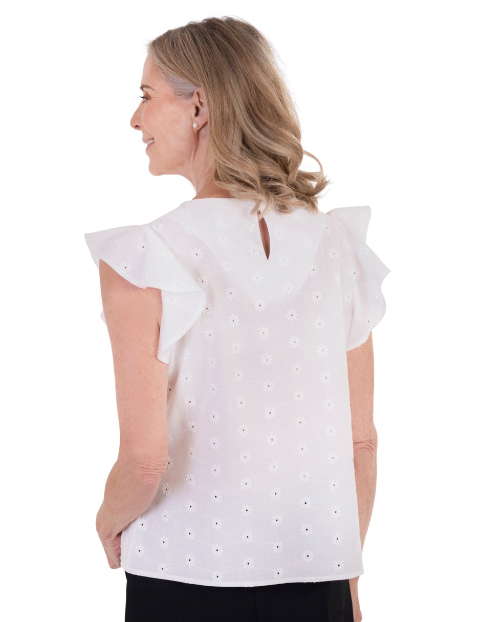 Blusa manga corta para mujer 6