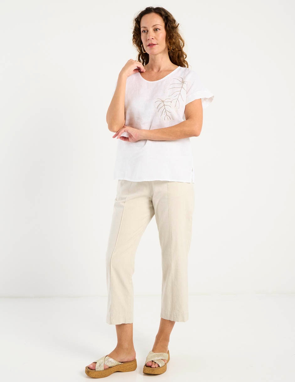 Pantalón capri straight para mujer 5