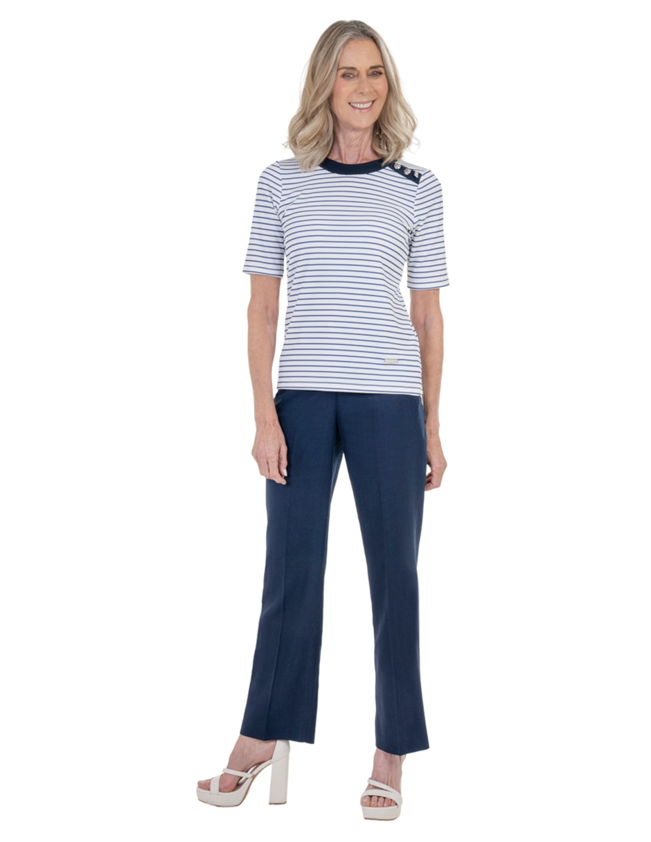 Blusa Chaps manga corta para mujer