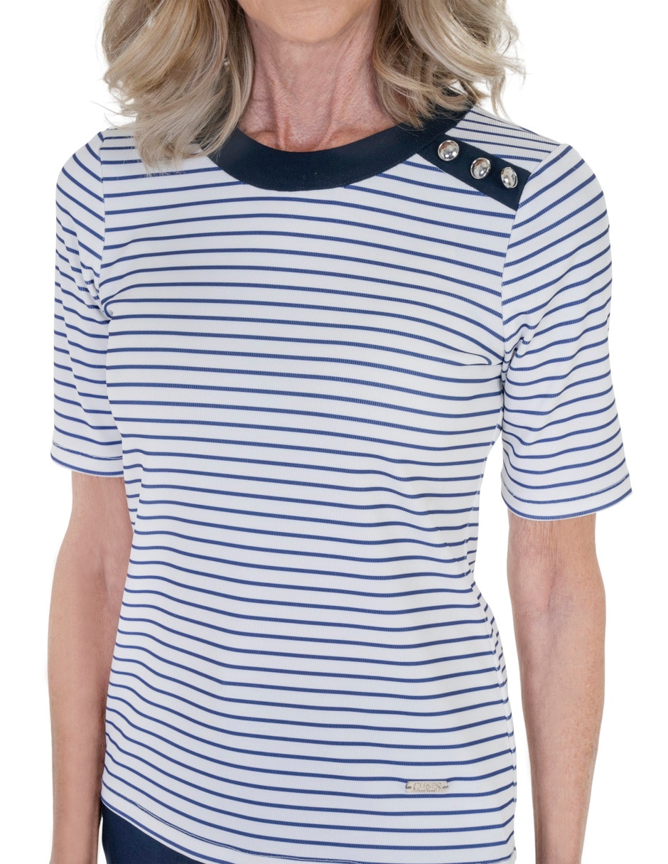 Blusa Chaps manga corta para mujer