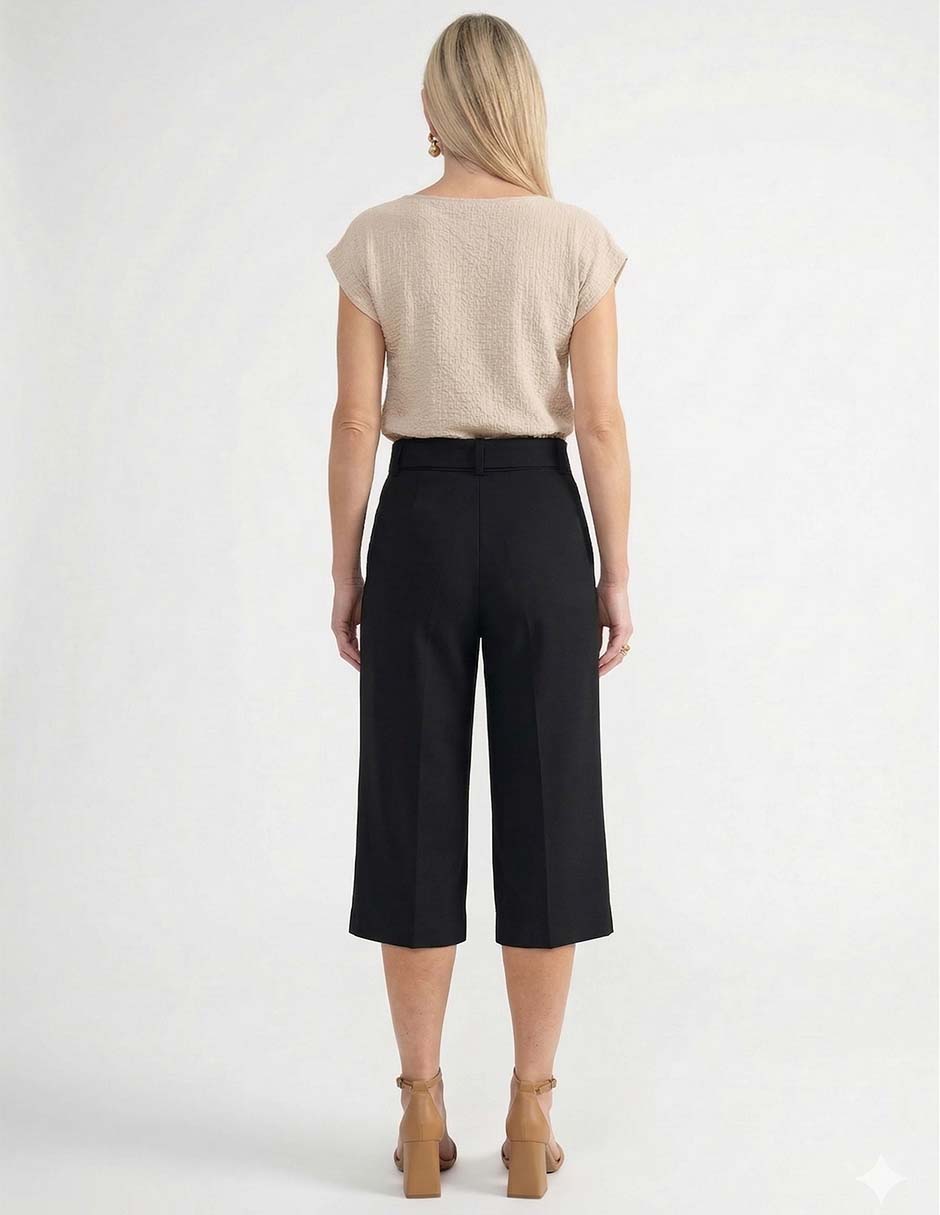 Pantalón capri straight para mujer 6