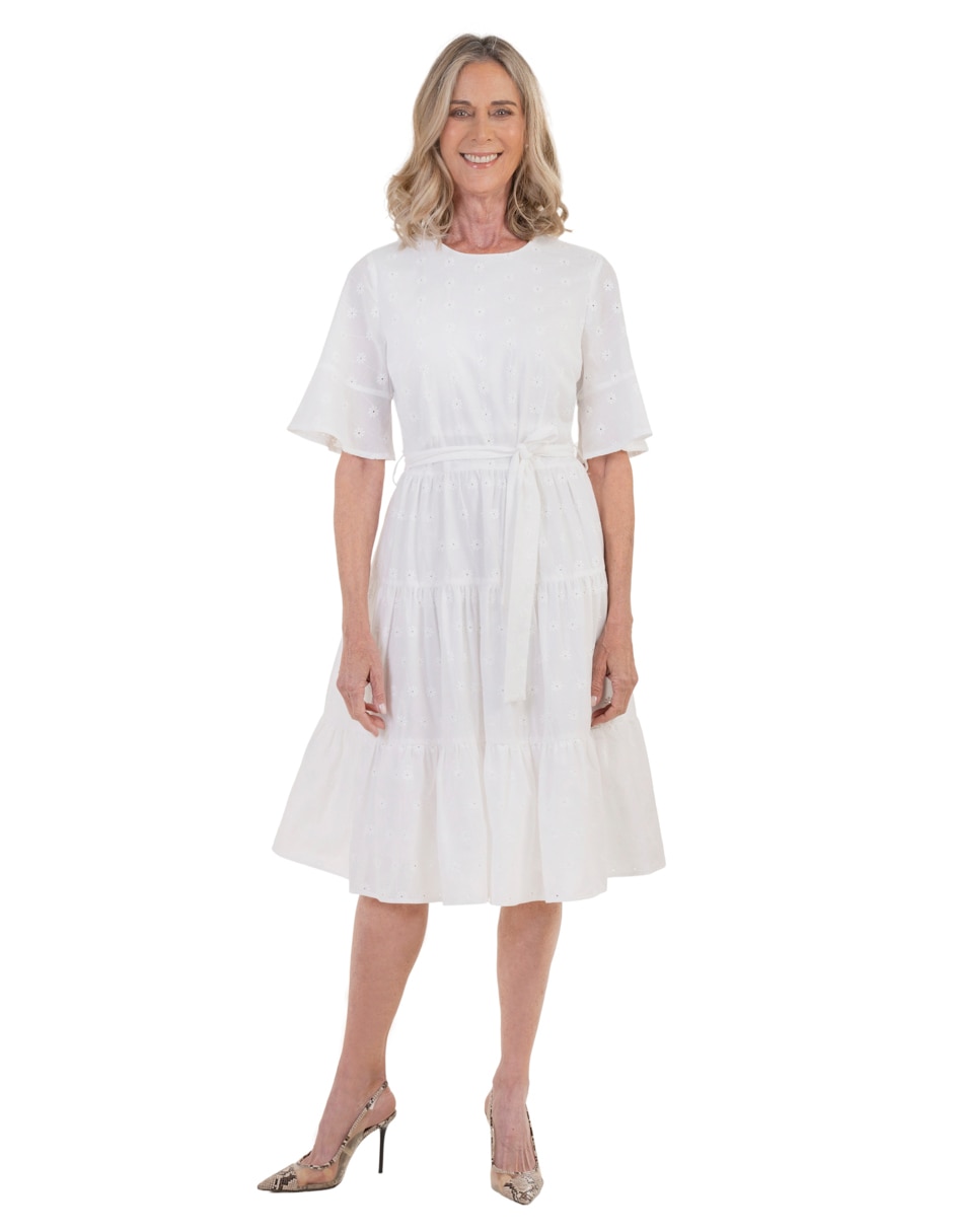 Vestido a la rodilla casual para mujer 5