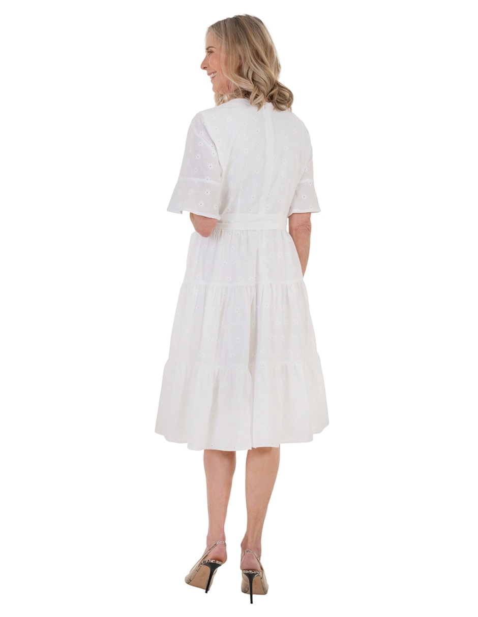 Vestido a la rodilla casual para mujer 6