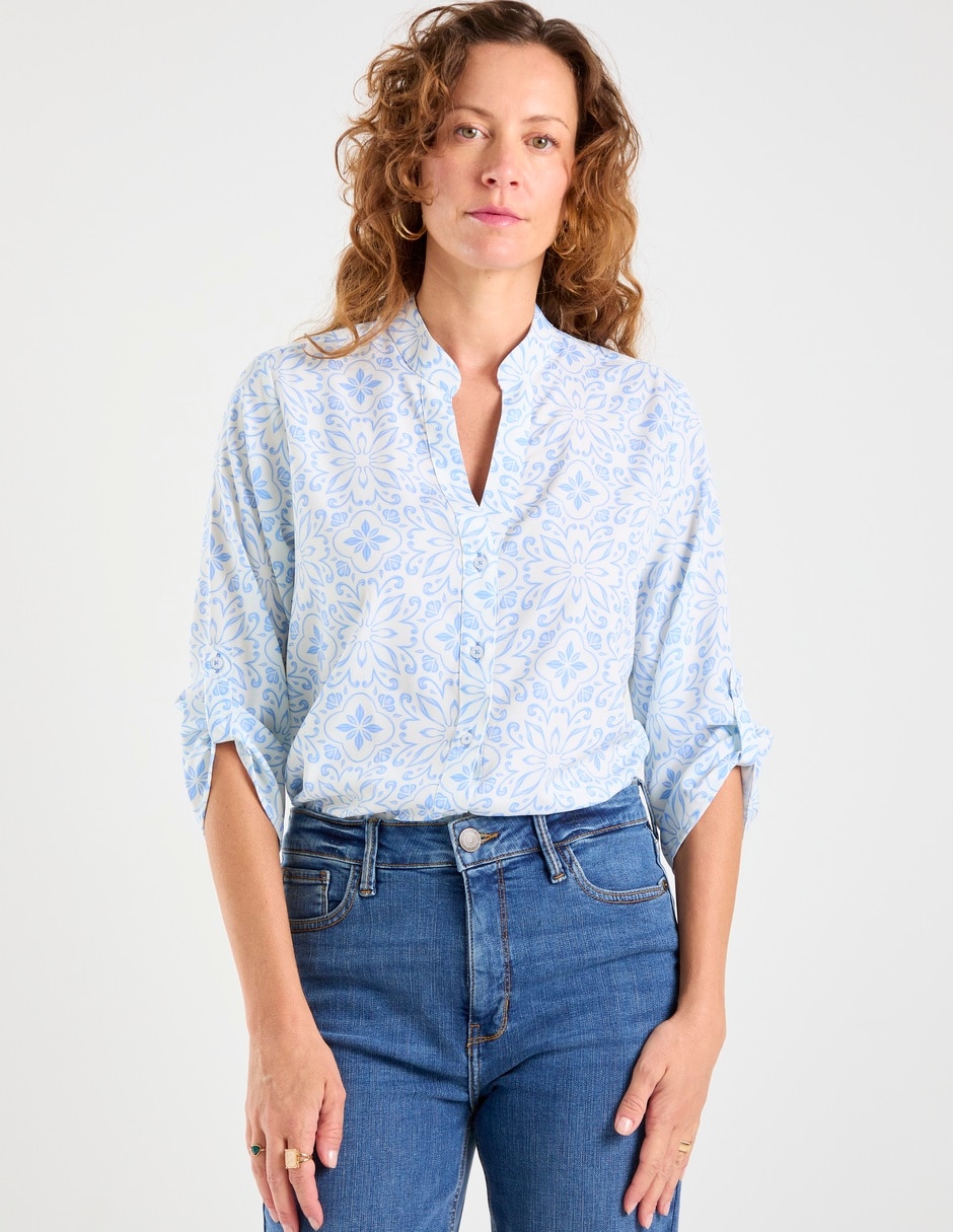 Blusa lpc manga 3/4 para mujer