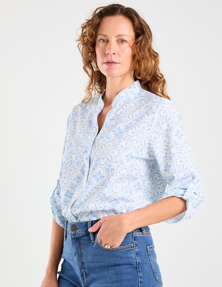 Blusa lpc manga 3/4 para mujer