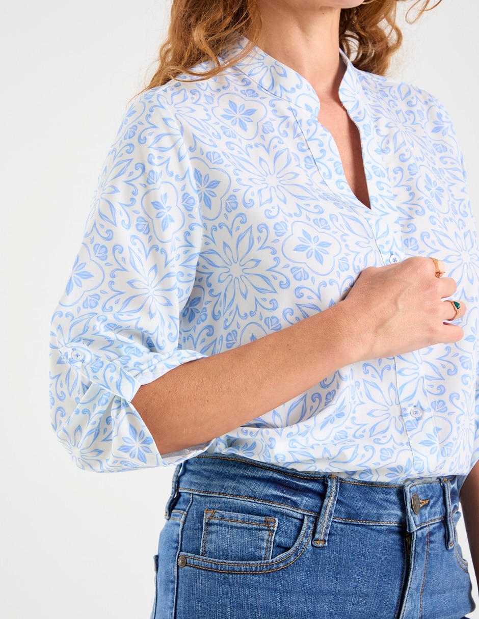 Blusa lpc manga 3/4 para mujer
