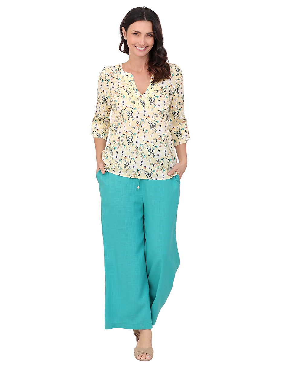 Blusa manga al codo para mujer 6