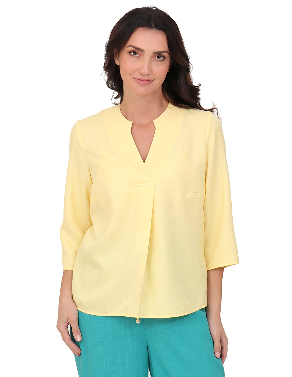 Blusa manga 3/4 para mujer