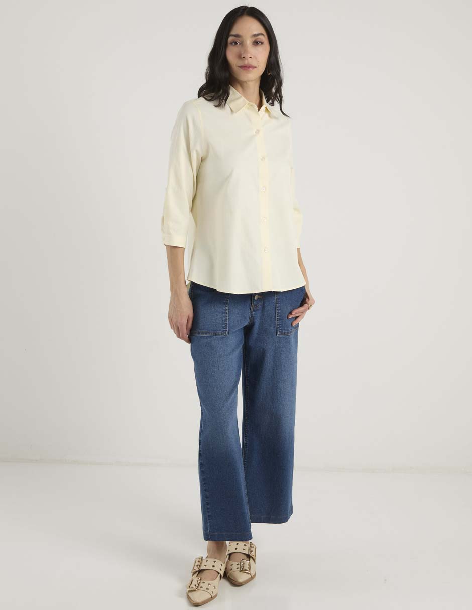 Blusa lpc manga 3/4 para mujer