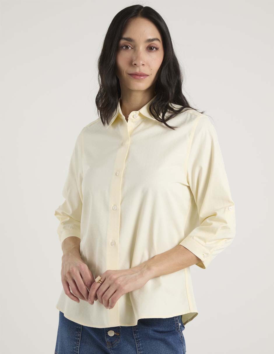 Blusa lpc manga 3/4 para mujer
