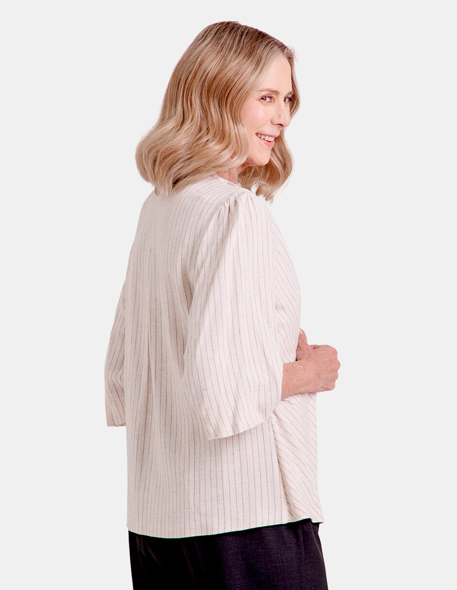 Blusa manga 3/4 para mujer 3
